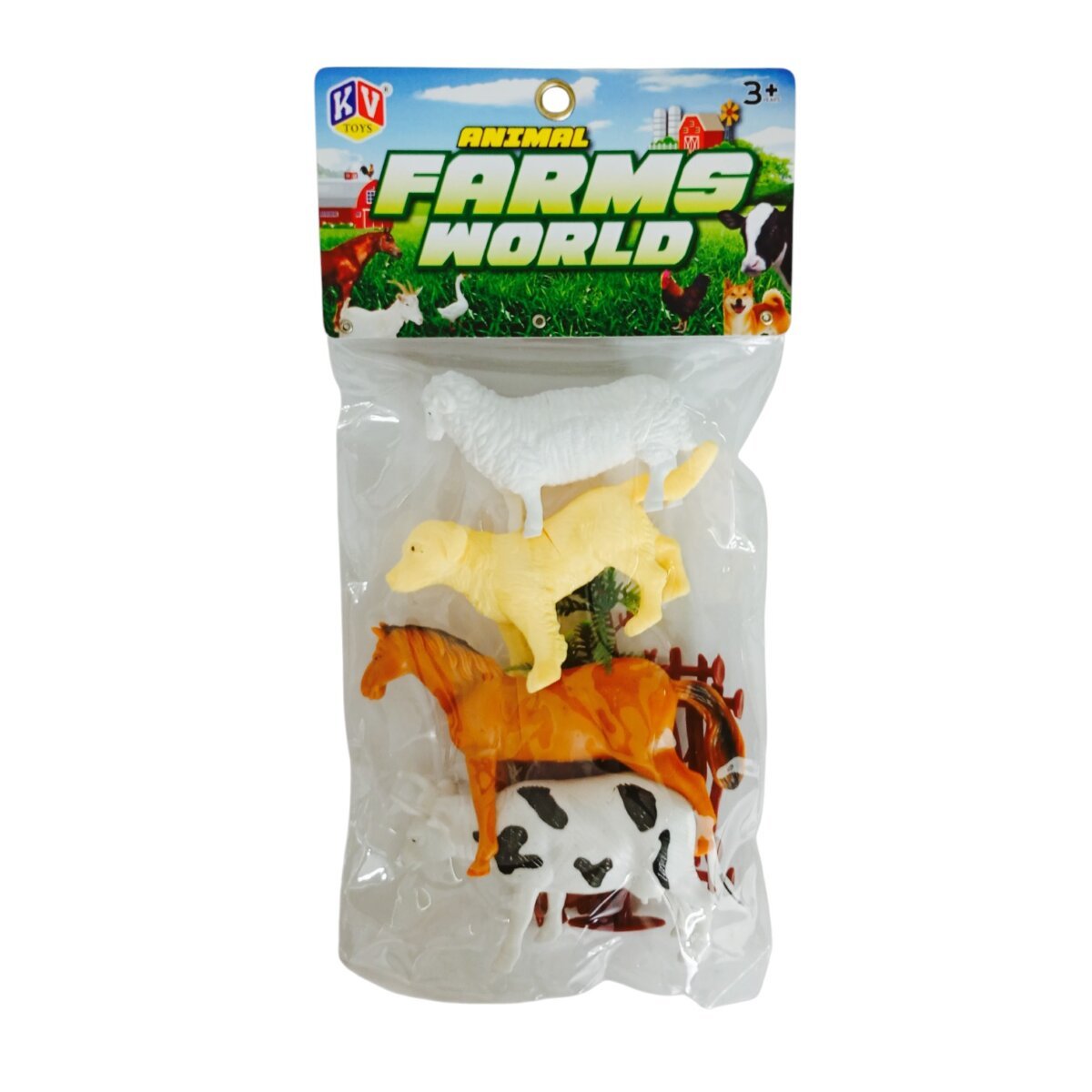 Buy KV Toys Animal Farms World Set Of Animals With Trees Interactive  Farm Playset for Kids 3+Years for Online In India • Kheliya Toys