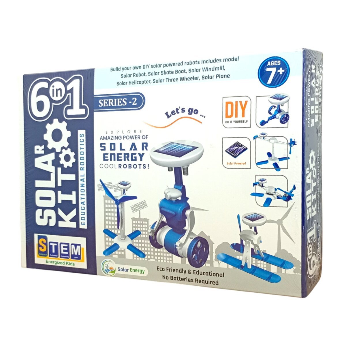 Buy STEM 6-in-1 Solar Energy Cool Robot DIY Building Mode Experiment Kit  Series-1 Beginner-Friendly Science Toy for Kids 6+ Years for Online In 