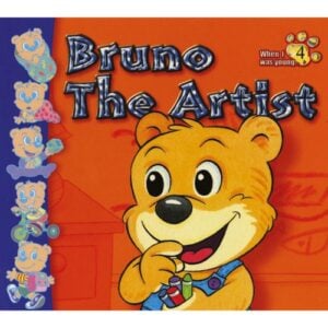 Shree Book: Bruno The Artist | Picture Story Book for Kids | 3+ Years
