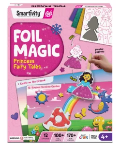 Smartivity Foil Magic Princess Fairy Tales No Mess Art  |  Craft Kits and Supplies, DIY Creative Activity Kit For Kids | 4+Years