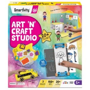 Smartivity Mega 20+ Art and Craft Activity Kit toy for kids, Smartivity Mega 20+ Art and Craft Activity Kit educational playset, Smartivity Mega 20+ Art and Craft Activity Kit DIY craft toy, Smartivity Mega 20+ Art and Craft Activity Kit creative learning toy