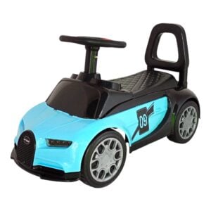 Vini Toy Bugatti Kids Push Ride-On Car with 3D Colorful Lights, Music, Front And Rear Lights for Toddlers (12 Months+)