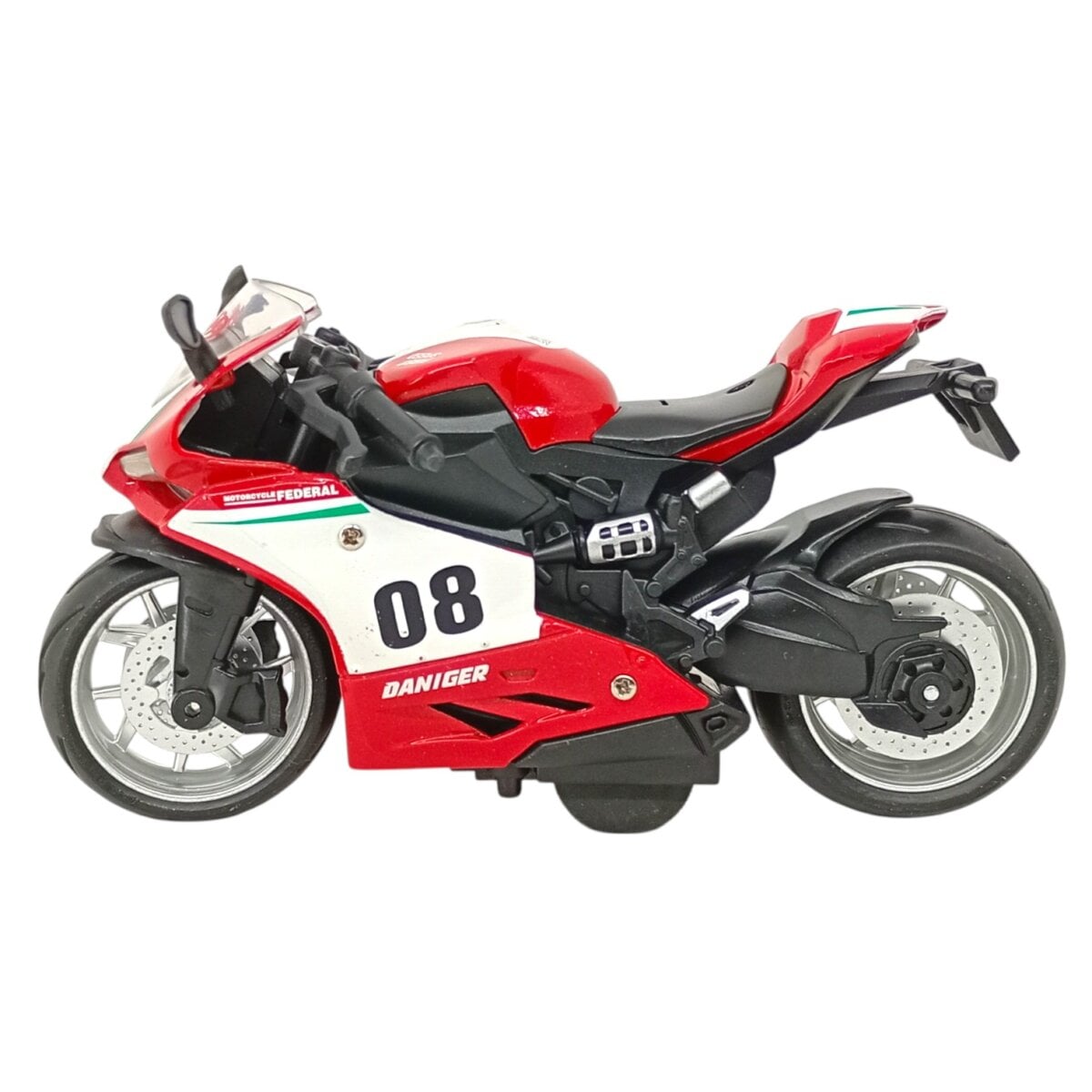 118 Scale Die Cast Alloy Model Motorcycle 4 1:18 Scale Die Cast Alloy Model Motorcycle With Lights And Music – Fun Toy For Kids 3+ Years 1:18 Scale Die Cast Alloy Model Motorcycle With Lights And Music – Fun Toy For Kids 3+ Years Image 4