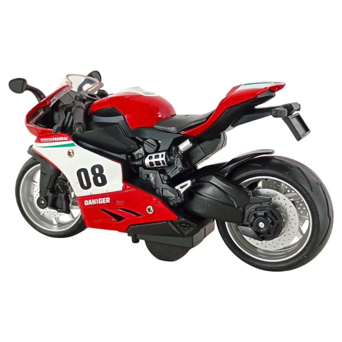 118 Scale Die Cast Alloy Model Motorcycle 5 1:18 Scale Die Cast Alloy Model Motorcycle With Lights And Music – Fun Toy For Kids 3+ Years 1:18 Scale Die Cast Alloy Model Motorcycle With Lights And Music – Fun Toy For Kids 3+ Years Image 5