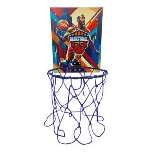 Basketball Super Team Board And Metal Ring | Ultimate Indoor And Outdoor Game for Kids (36cm, 4+ Years)