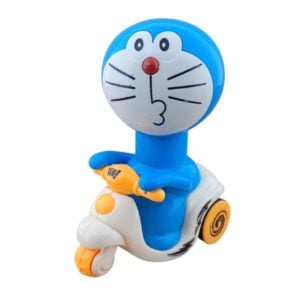Doraemon Press and Go Scooter Toy | Fun-Powered Motion Toy for Kids | 6+Months – Amazing Battery-Free Push Scooter Toy for Babies