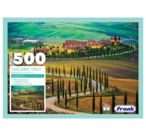 Tuscany Italy Puzzle for kids and adults, Tuscany Italy Puzzle 500-piece jigsaw, Tuscany Italy Puzzle realistic illustrations, Tuscany Italy Puzzle travel-themed
