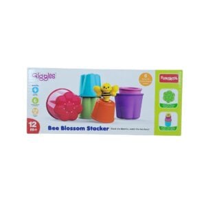 Funskool Giggles Bee Blossom Stacker Toy | A Toy To Develop a Child's Motor and Observation Skills | 12+ Months.