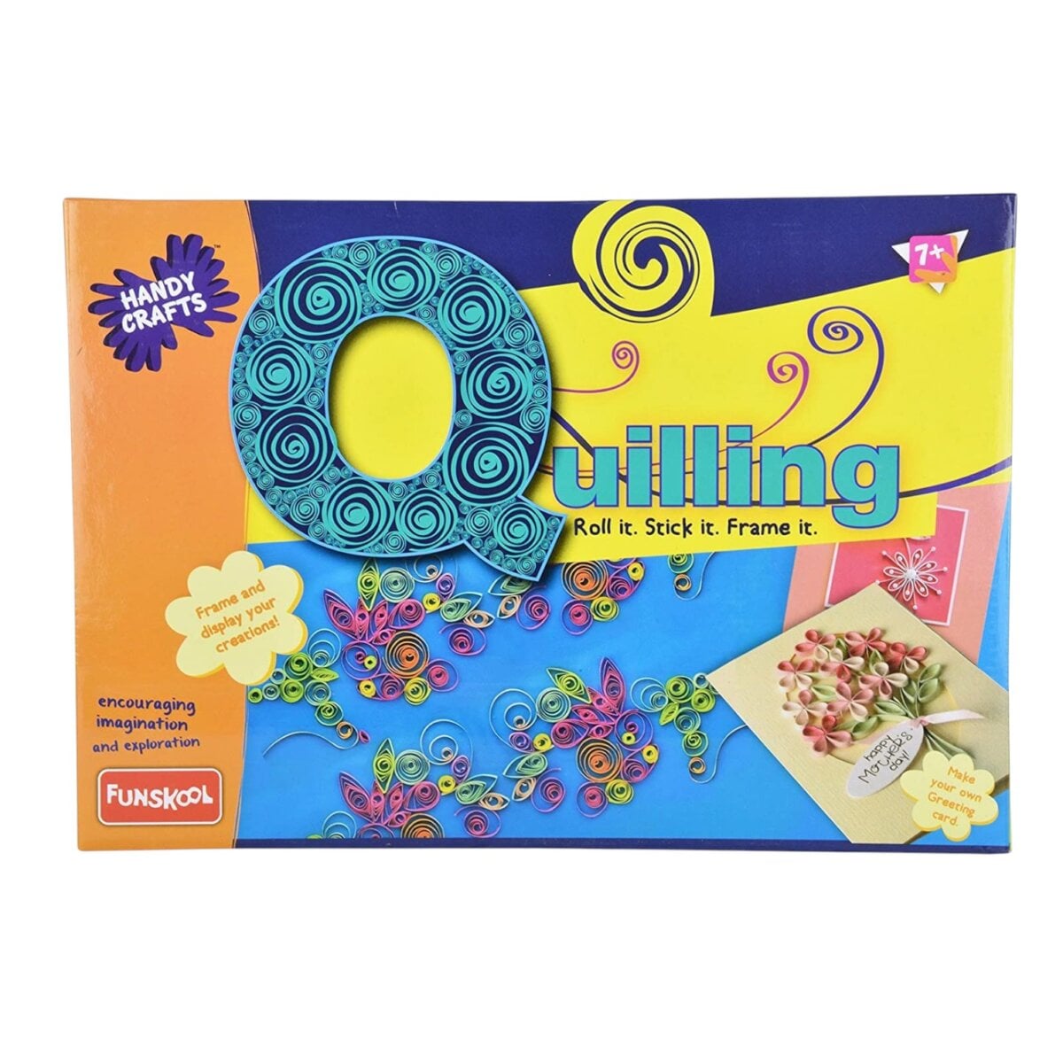 Funskool Handycrafts Quilling Art And Craft Kit | Make Your Own Quilling Artwork For Kids | 7+Years