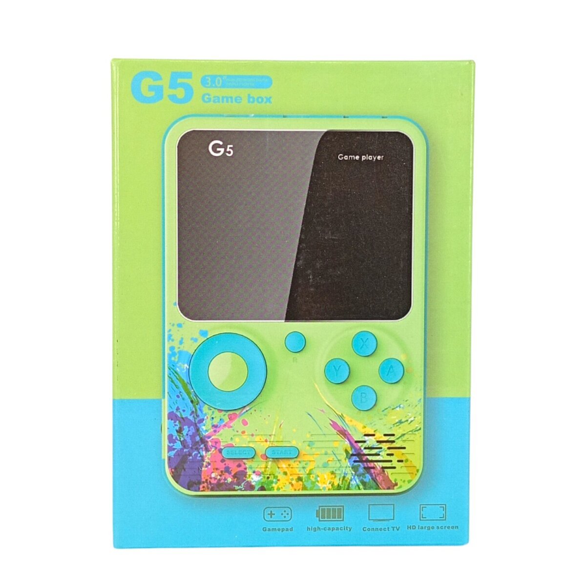G5 Gamebox 2 Players Gamepad | Handheld Classical Game Box Can Play On TV | 6+ Years