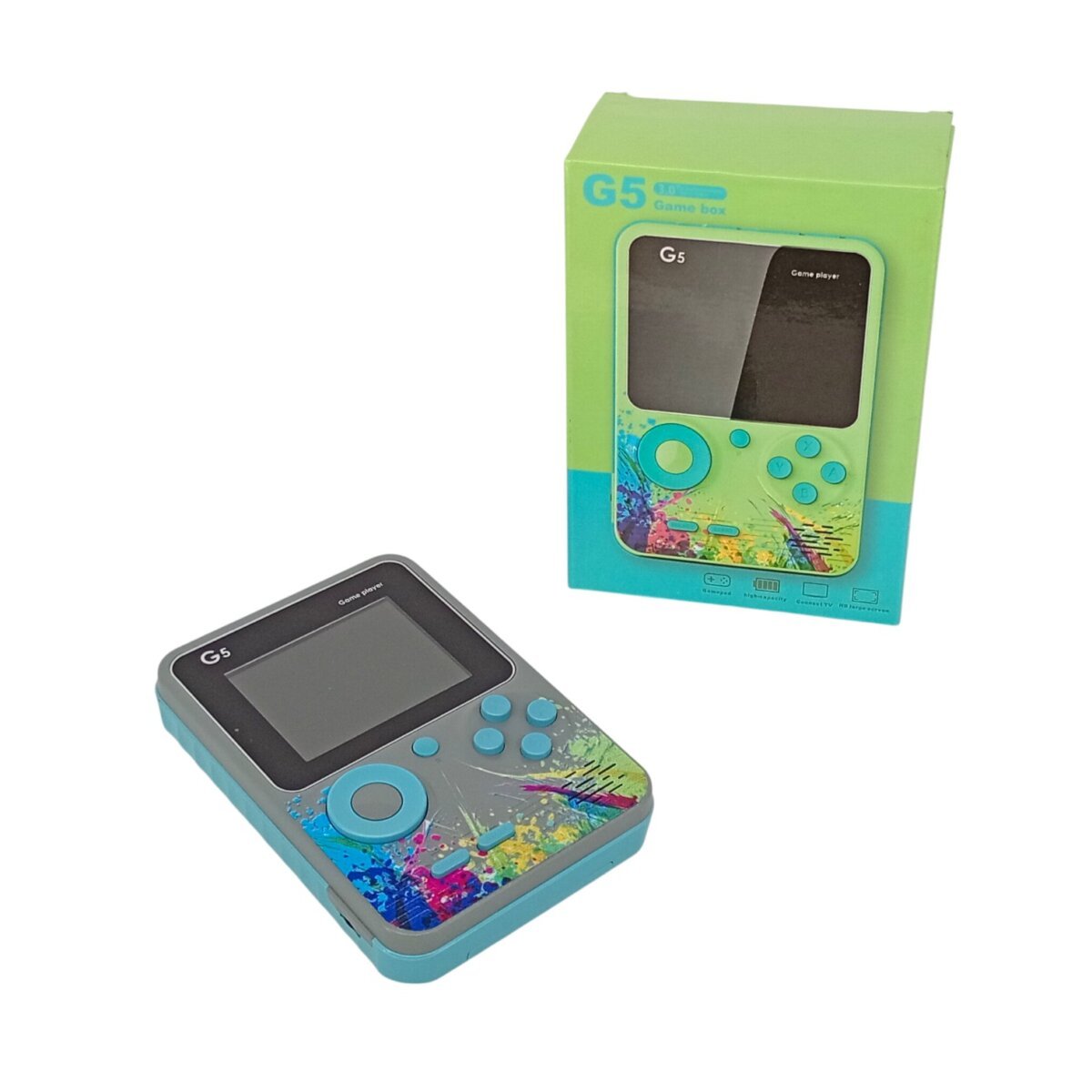 Buy G5 Gamebox Players Gamepad Handheld Classical Game Box Can Play On  TV 6+ Years for Online In India • Kheliya Toys