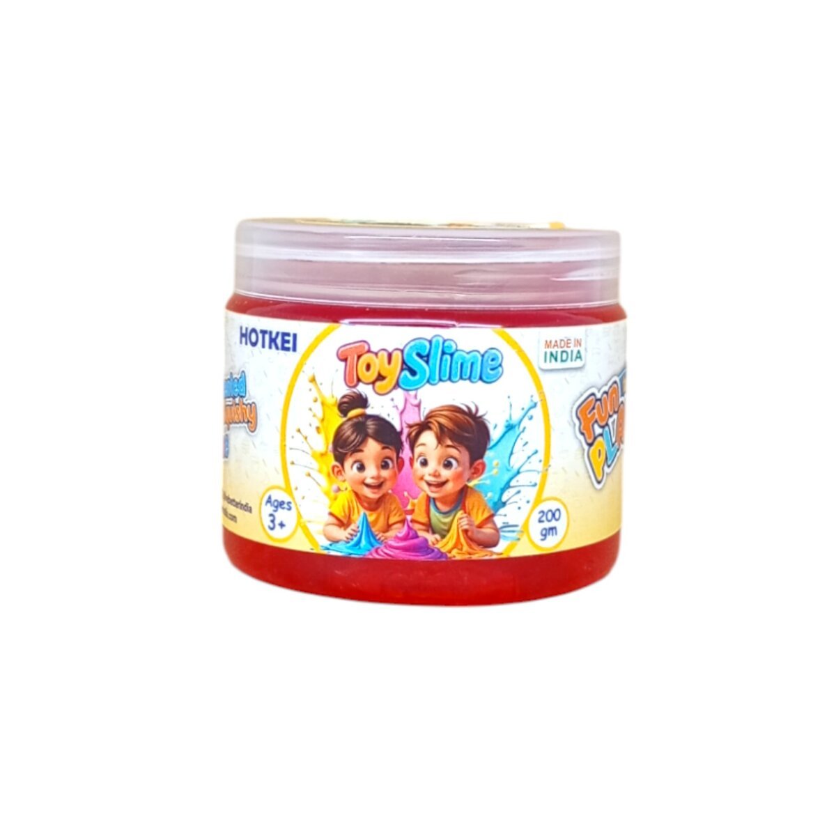 Buy Hotkei (200 gm) Fruit Scented Smooshy Squishy Slime For Kids 3+ Years  for Online In India • Kheliya Toys
