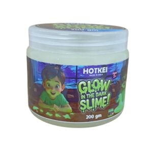 Hotkei (200g) Glow in The Dark Slime for Kids | 3+Years – Fun Sensory Play Toy for Creative Learning, Stress Relief And Screen-Free Playtime