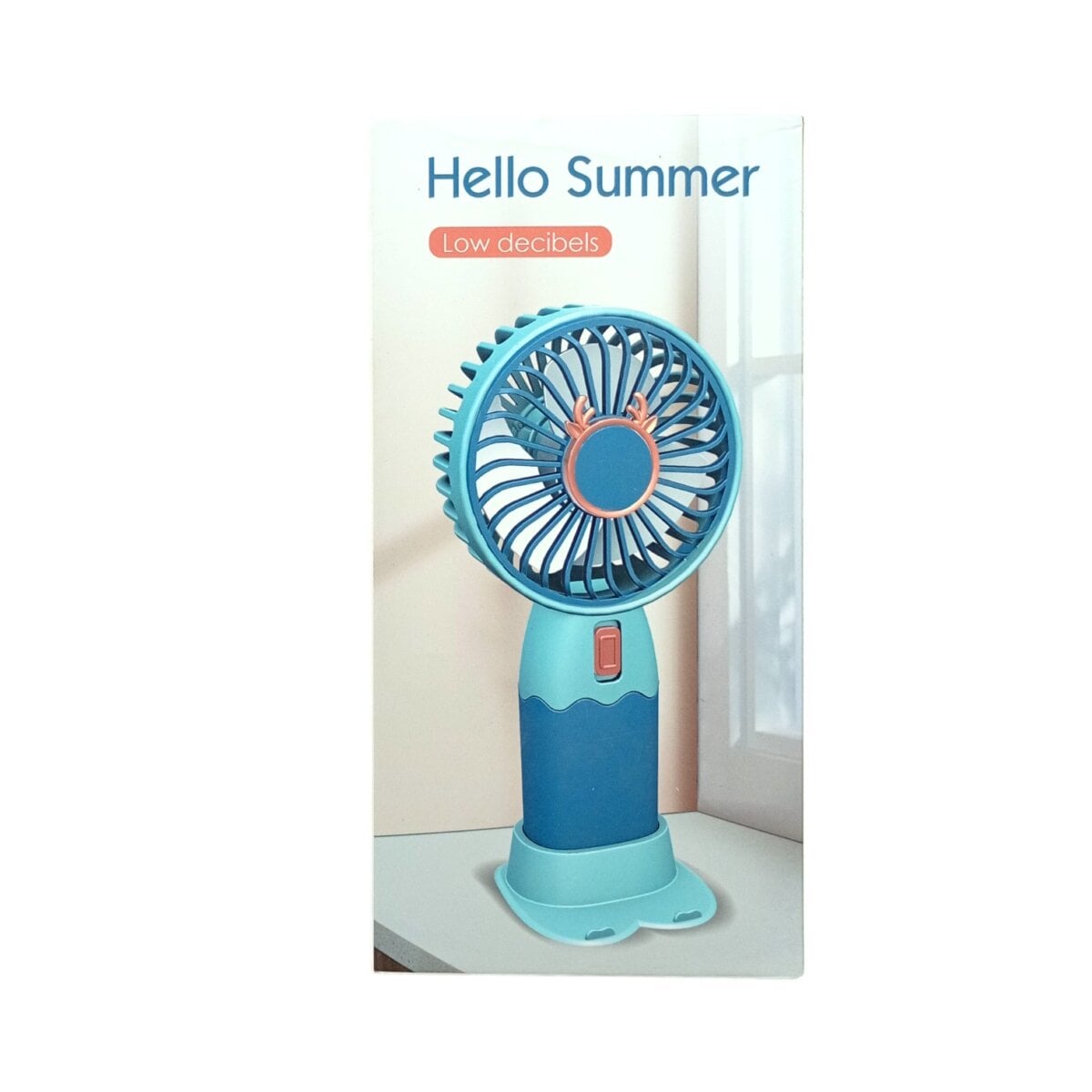 Hello Summer Portable Fan Battery Operated Small Personal Fan Powerful Handheld Lightweight Fan For Everyone 3 Years.2 Hello Summer Portable Fan Ultimate Battery Operated Powerful Handheld Lightweight Personal Cooling Fan For Everyone 3+ Years Hello Summer Portable Fan Ultimate Battery Operated Powerful Handheld Lightweight Personal Cooling Fan For Everyone 3+ Years Image 3