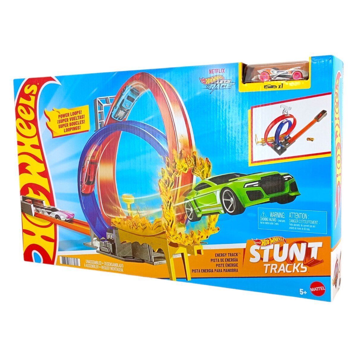 Buy Mattel Hot Wheels Stunt Tracks Energy Track Set For Kids 5+  for Online In India • Kheliya Toys