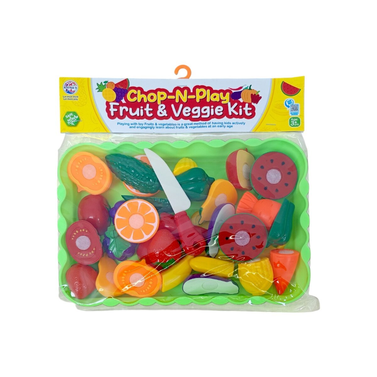 Buy Ratna's Chop-N-Play Fruit and Veggie Kit Pretend and Play A Perfect  Role Play Toy Set for Kids 3+ for Online In India • Kheliya Toys