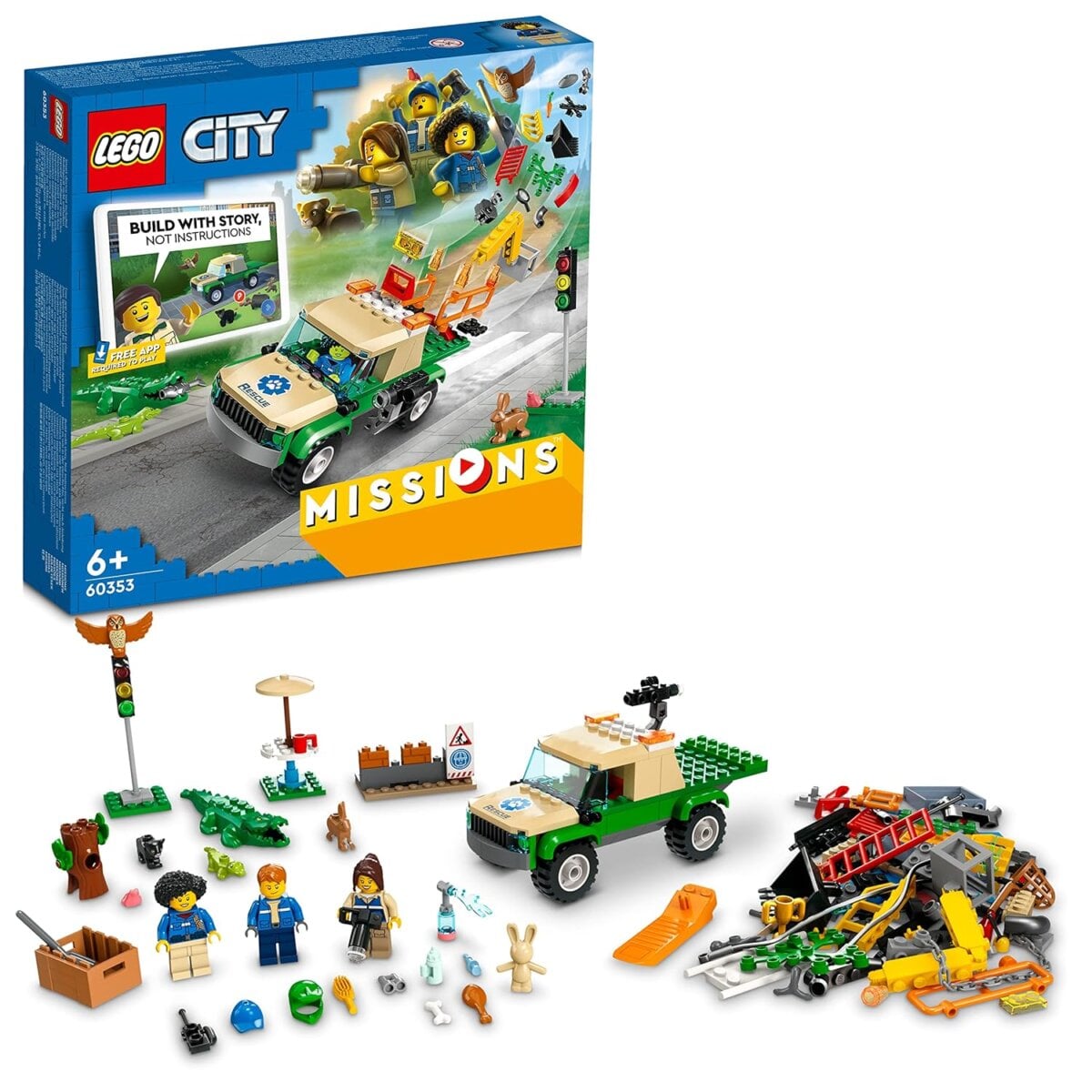 Lego City Wild Animal Rescue Missions Building Toy Playset Lego City Wild Animal Rescue Missions Building Toy Playset | (246 Pcs) Building Blocks Toys For Kids | 6+ Years Lego City Wild Animal Rescue Missions Building Toy Playset | (246 Pcs) Building Blocks Toys For Kids | 6+ Years