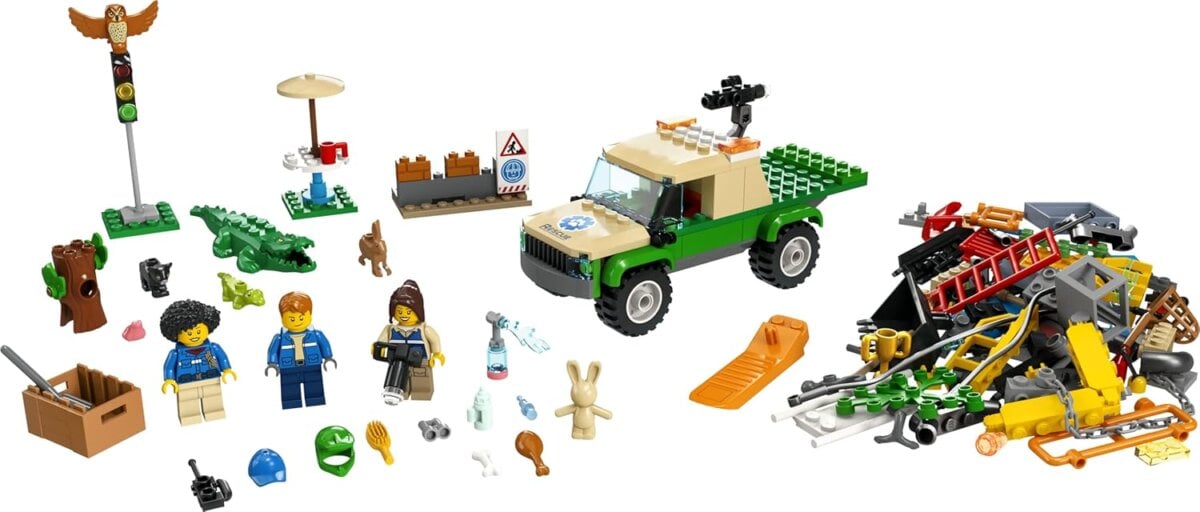 Lego City Wild Animal Rescue Missions Building Toy Playset1 Lego City Wild Animal Rescue Missions Building Toy Playset | (246 Pcs) Building Blocks Toys For Kids | 6+ Years Lego City Wild Animal Rescue Missions Building Toy Playset | (246 Pcs) Building Blocks Toys For Kids | 6+ Years Image 2
