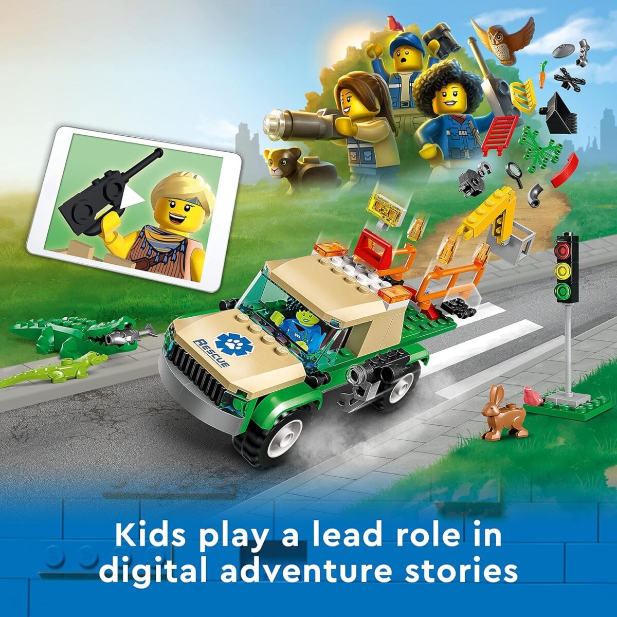 Lego City Wild Animal Rescue Missions Building Toy Playset3 Lego City Wild Animal Rescue Missions Building Toy Playset | (246 Pcs) Building Blocks Toys For Kids | 6+ Years Lego City Wild Animal Rescue Missions Building Toy Playset | (246 Pcs) Building Blocks Toys For Kids | 6+ Years Image 4