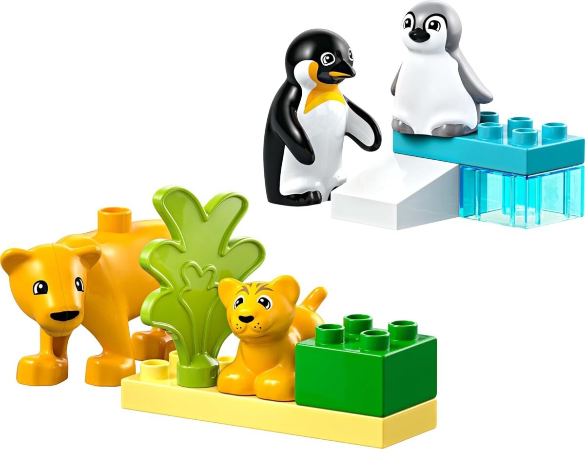 Buy Lego Duplo Town Wild Animal Families: Penguins And Lions Imagination  Toy 10442 Building Blocks Toys for Kids Years+ for Online In India •