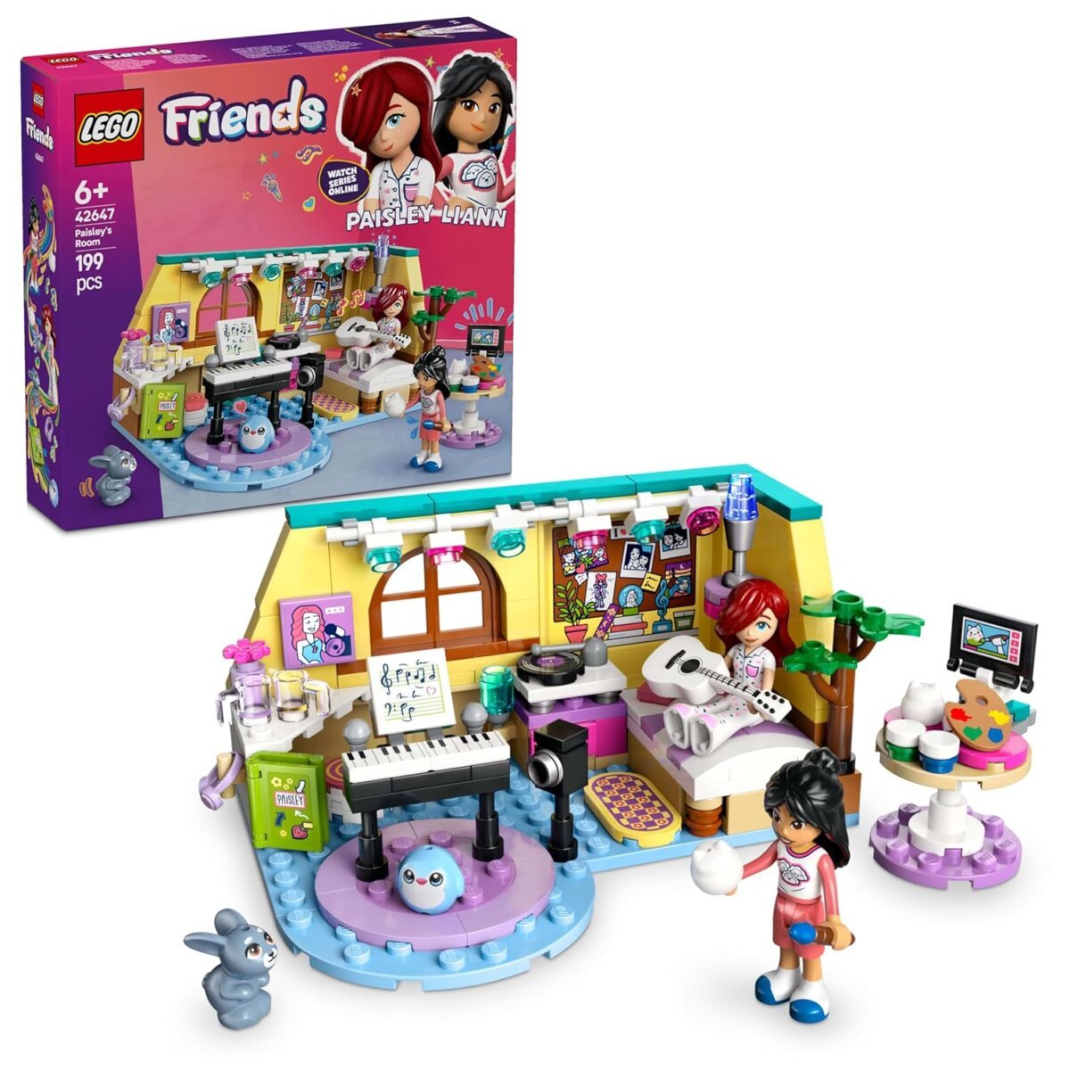 Buy Lego Friends Paisley’s Room Pretend Play Bedroom Playset 199 Pcs  42647 Building Blocks Toys for Kids 6+ Years for Online In India •  Kheliya