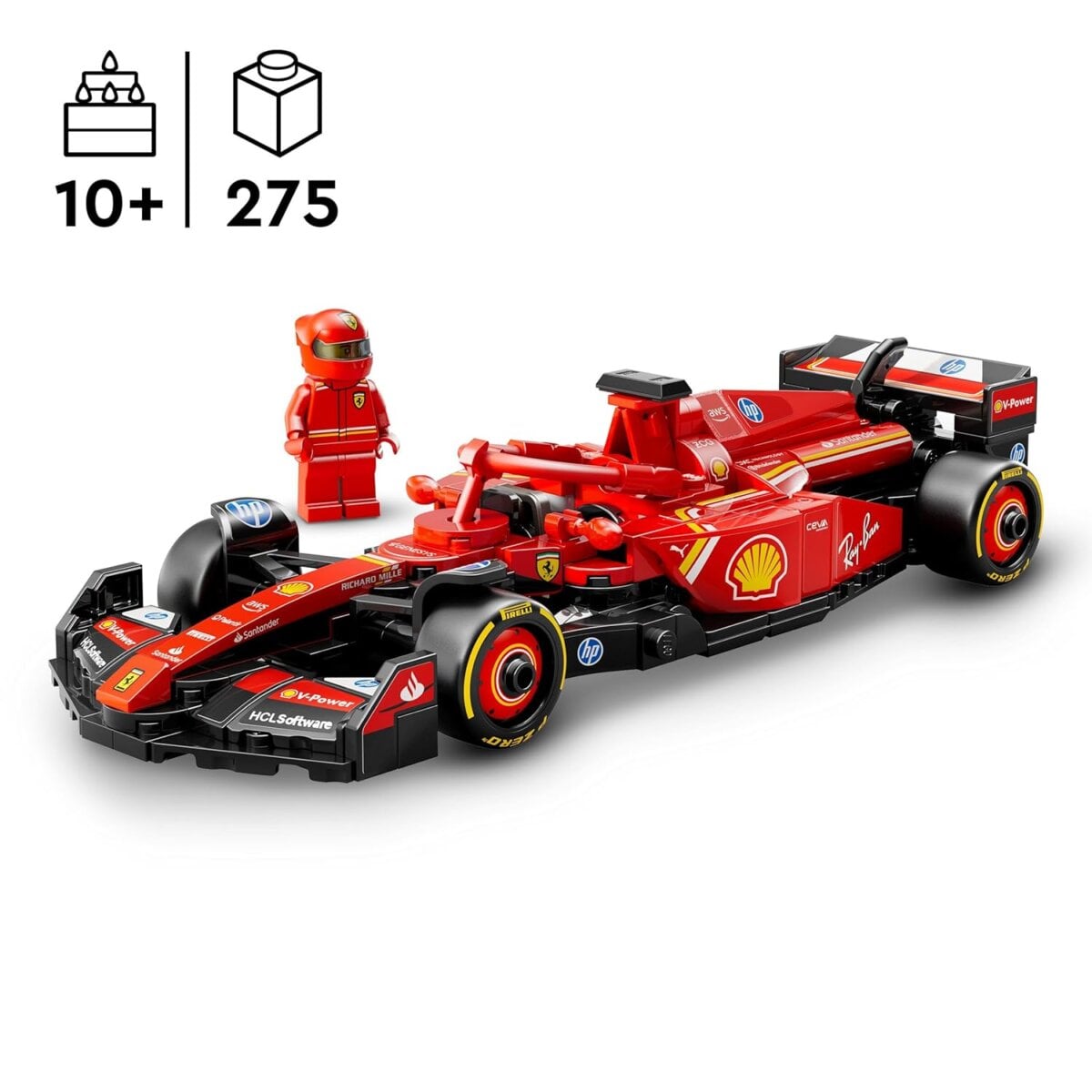 Lego Speed Champions Ferrari Sf 24 F1 Race Car Driver Set 77242 Building Blocks 2 Lego Speed Champions Ferrari Sf24 F1 Race Car Driver Set 77242 ! 275 Pcs Building Blocks Toys For Kids | 10 +Years Lego Speed Champions Ferrari Sf24 F1 Race Car Driver Set 77242 ! 275 Pcs Building Blocks Toys For Kids | 10 +Years Image 2