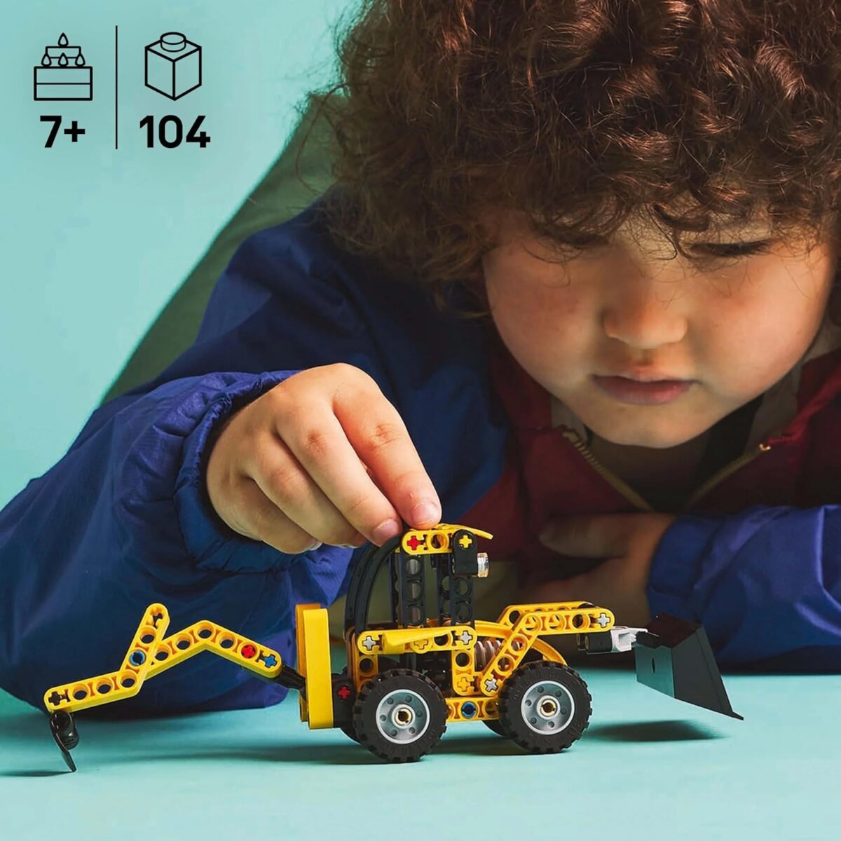 Buy Lego Technic Backhoe Loader Construction Toy Vehicle 42197 Building  Blocks 104 Pcs Set Toys for Kids Years for Online In India • Kheliya 