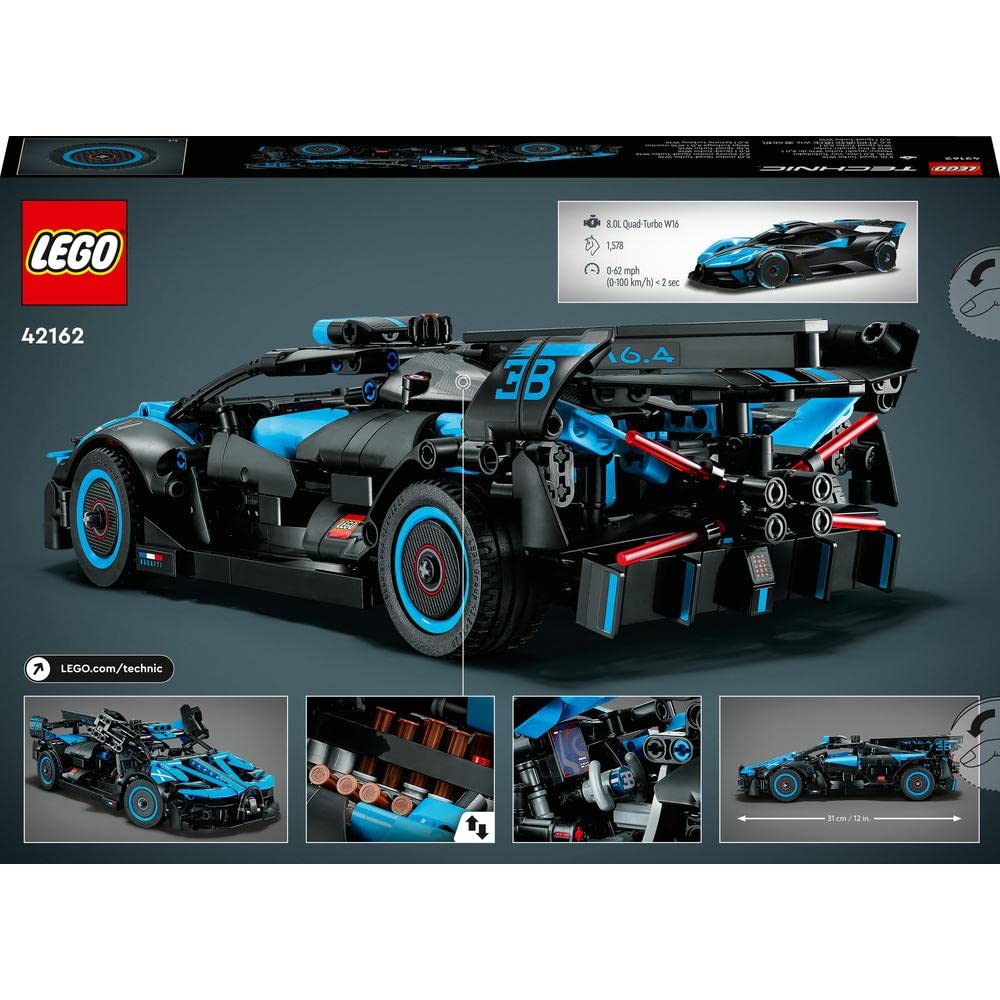 Buy Lego Technic Bugatti Bolide Agile Blue Building Toy Set (905 Pieces)  For Kids 9+Years for Online In India • Kheliya Toys