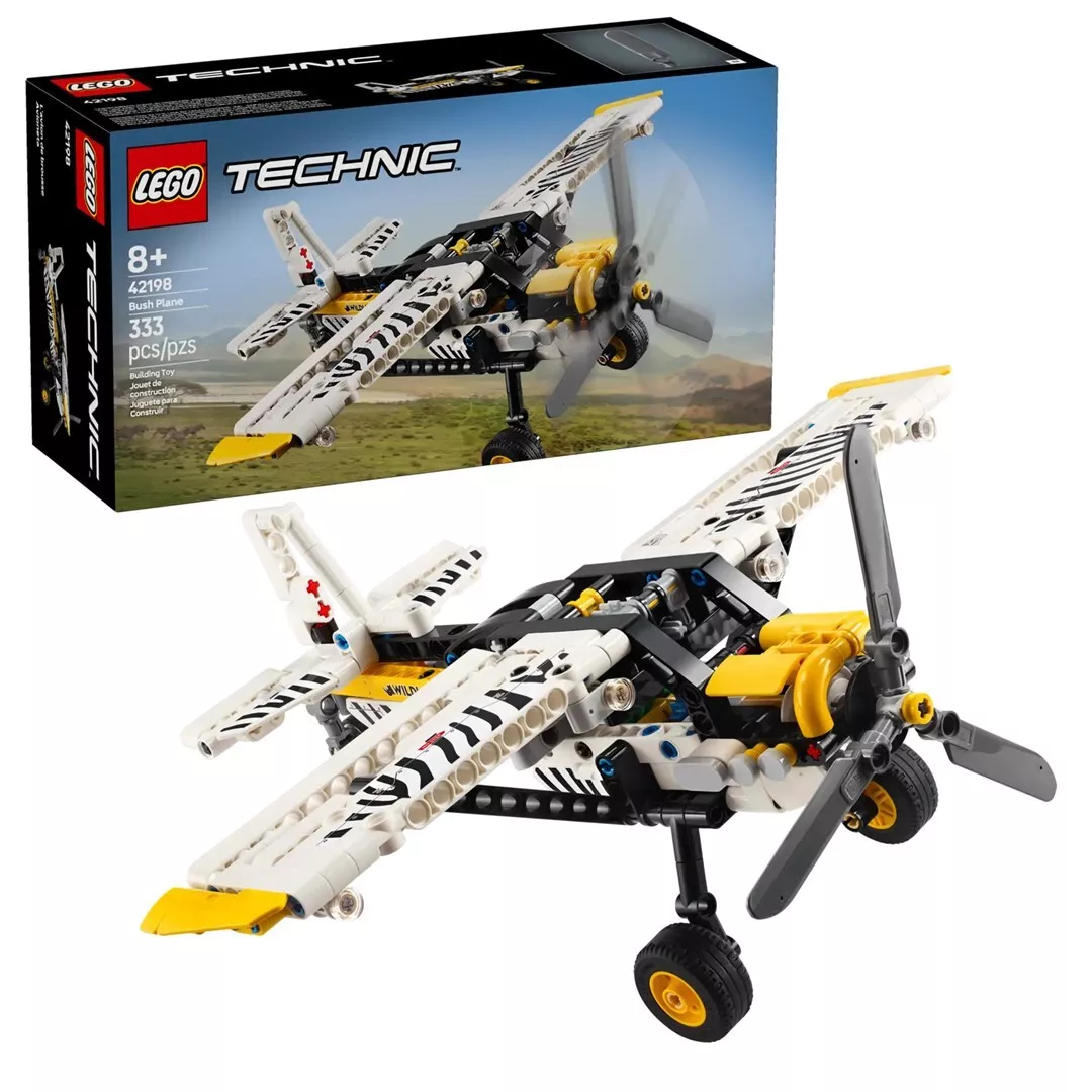 Lego Technic Bush Plane Aircraft Toy Playset 42198 ! 333 pcs Building Blocks Toys for Kids | 8+ Years