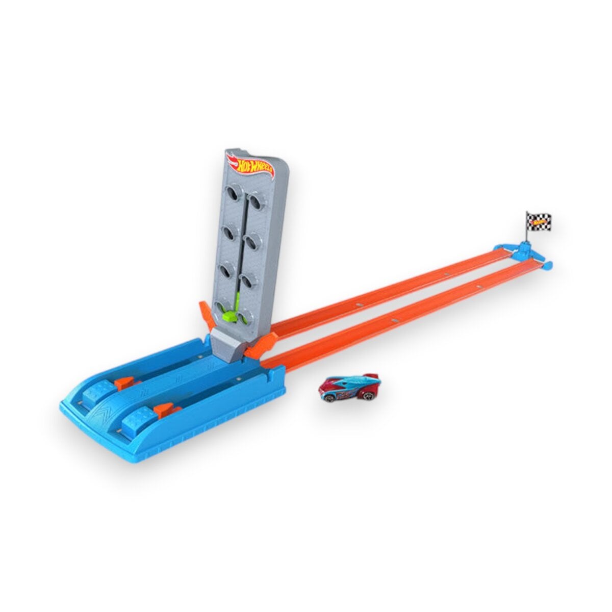 Mattel Hot Wheels Loop Stunt Champion Track Set For Kids2 Mattel Hot Wheels Loop Stunt Champion Track Set For Kids | Doublecar Launcher &Amp; Sidebyside Racing | Fun Toy Car Playset For Ages 4+ Mattel Hot Wheels Loop Stunt Champion Track Set For Kids | Doublecar Launcher &Amp; Sidebyside Racing | Fun Toy Car Playset For Ages 4+ Image 3