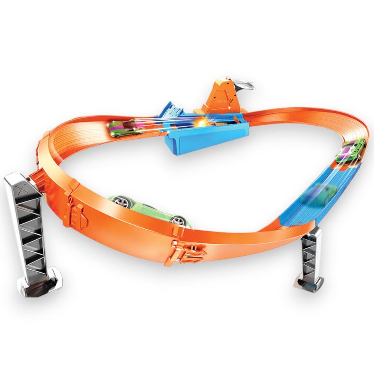 Mattel Hot Wheels Loop Stunt Champion Track Set For Kids4 Mattel Hot Wheels Loop Stunt Champion Track Set For Kids | Doublecar Launcher &Amp; Sidebyside Racing | Fun Toy Car Playset For Ages 4+ Mattel Hot Wheels Loop Stunt Champion Track Set For Kids | Doublecar Launcher &Amp; Sidebyside Racing | Fun Toy Car Playset For Ages 4+ Image 5