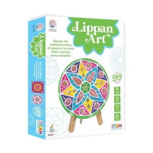 Ratna's Lippan Art Mandala Craft DIY Activity Kit | Traditional-Inspired Art and Craft Kit for Kids | 7+ Years