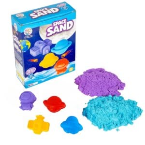 Ratna's Space Sand Set | 600g Magic Sand with 4 Space-Themed Molds | Creative Sensory Play for Kids | 5+Years