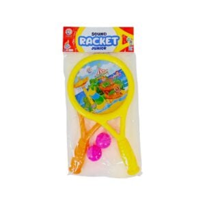 Ratna's Junior Sound Racket Set | Fun Interactive Sports Toy for Kids | 3+ Years