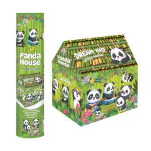 Ratna's LED Light Panda Tent House | Adorable Indoor And Outdoor Play Tent for Kids | 2+ Years