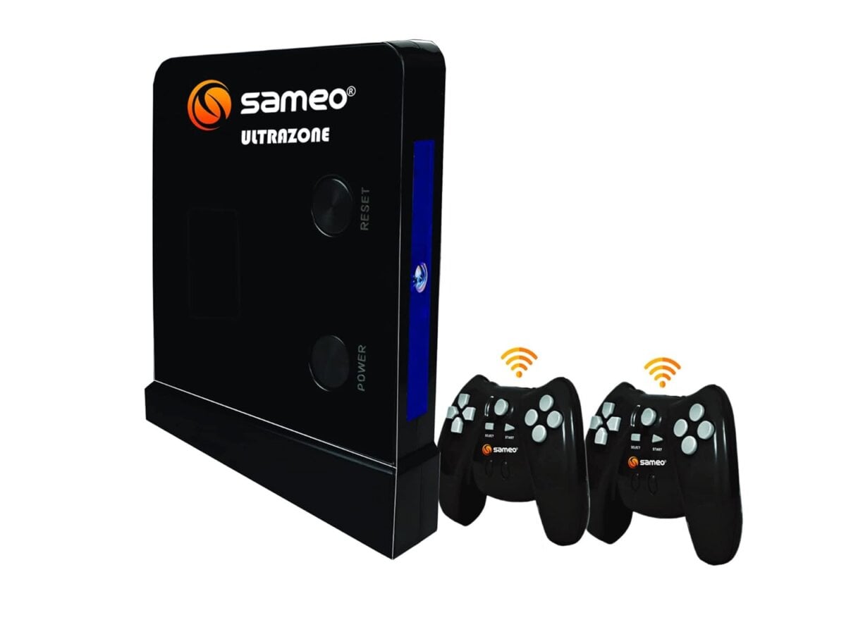 SAMEO ULTRAZONE Wireless 8 Bit Game Console for TV with Cordless 2 Joysticks | 362 in-Built Games For Kids and Adult | 5+ Years