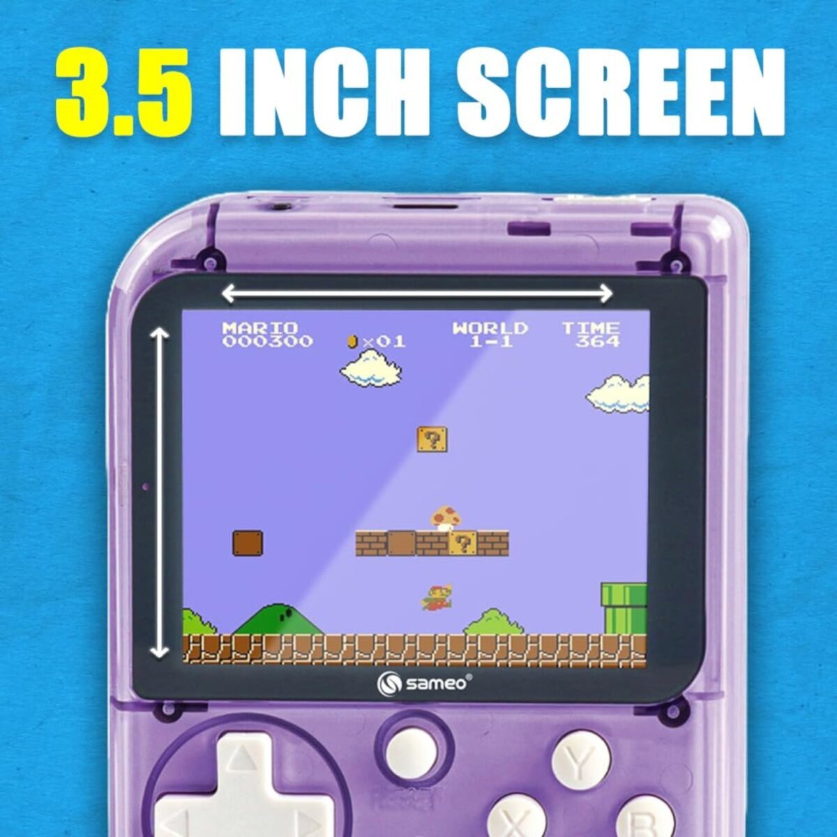 Sameo Dream Boy Handheld Video Game Console | Classic Retro Game TV Compatible for Kids | 5+ Years 5 Sameo Dream Boy Handheld Video Game Console | Classic Retro Game TV Compatible for Kids | 5+ Years - Image 5