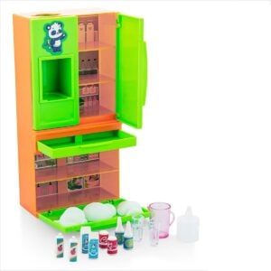 Sunny My Fridge Toy Refrigerator with Working Water Dispenser | Fun Realistic Kids Kitchen Appliance Toy for 3+ Years | Durable ABS Plastic