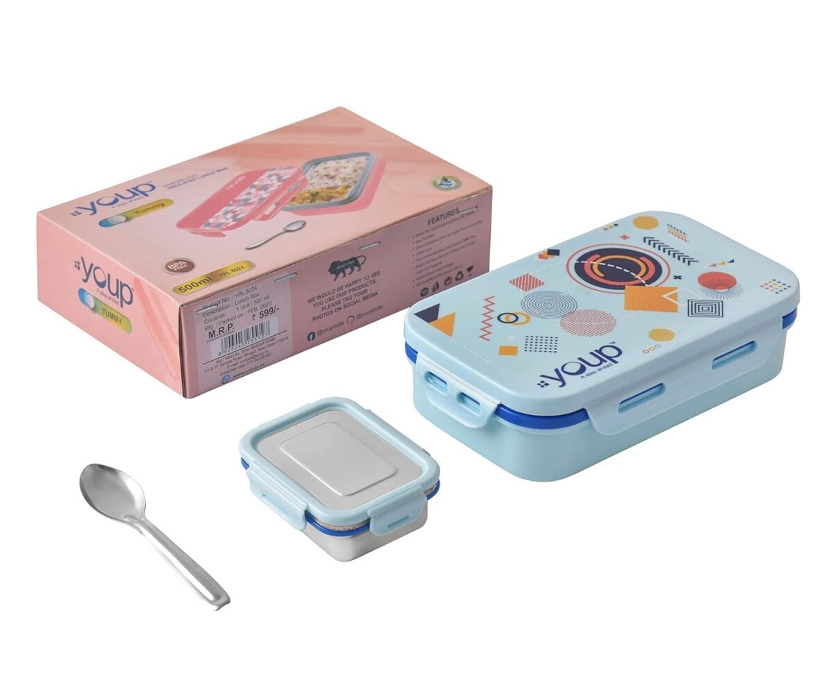 Youp Yummy Kids Lunch Box | Stainless Steel Insulated Lunch Box 500ML school lunch box, Youp Yummy Kids Lunch Box | Stainless Steel Insulated Lunch Box 500ML kids insulated lunch box, Youp Yummy Kids Lunch Box | Stainless Steel Insulated Lunch Box 500ML portable lunch box for kids