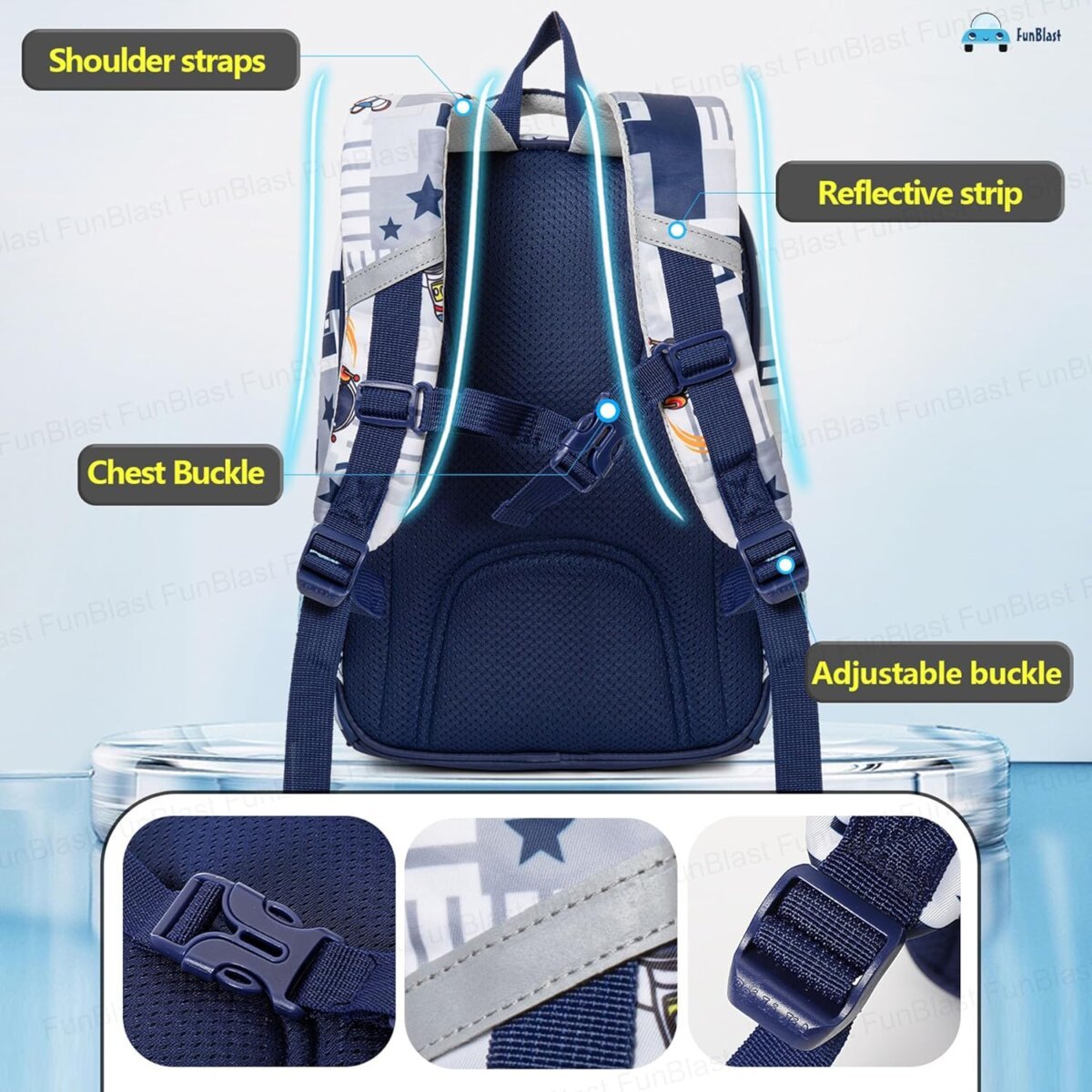 School Bag With Buckle Buy Astro On Rocket Design School Bag Light