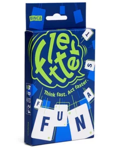 Binca Fletter Word Game | Think Fast Act Faster Fun Card Game for Kids | 8+ years