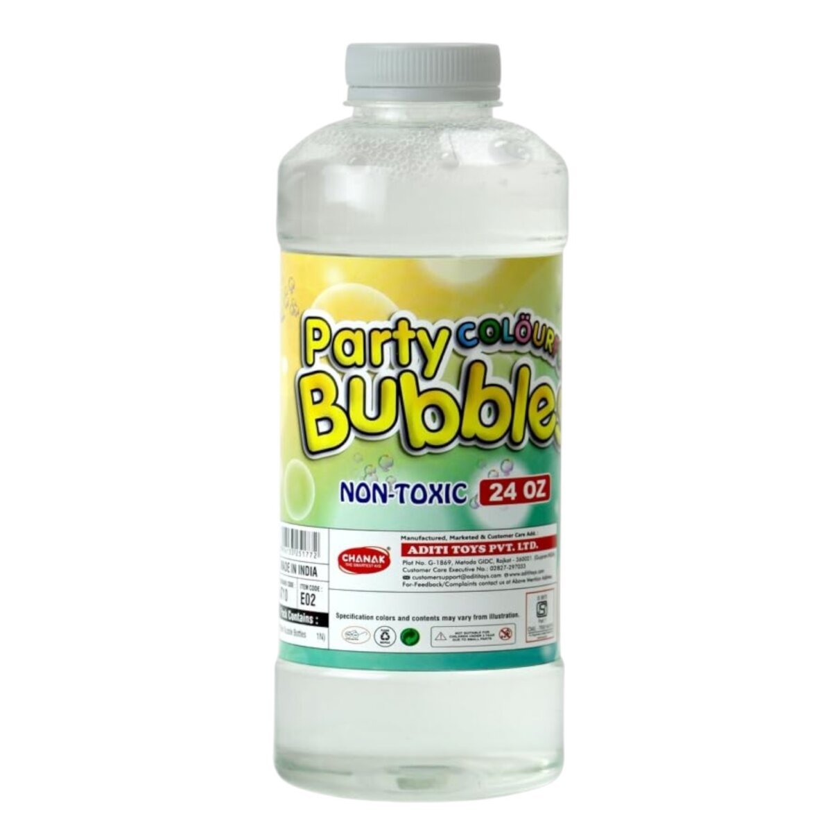 Aditi Toys Bubble Liquid Solution Bottle 750 ml of Colorful Bubbles Solution | Bubble Refill Bottle and Bubble Maker Liquid For Kids | 3+Years