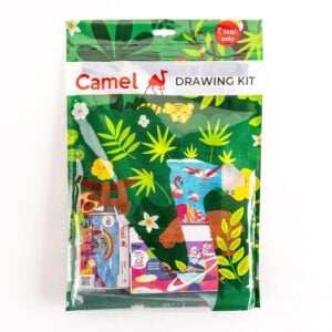 Camel Plastic Drawing Kit | Multicolour Non-Toxic Safe for Kids | 3 Years + – Ultimate All-in-One Creative Art Set for Young Artists
