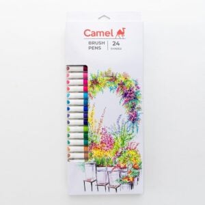 Camlin Brush Pens 24 Shades | Smooth Flexible Brush Tip Pens for Kids | Vibrant Coloring and Lettering Art Supplies | 3+ Years – Ultimate Creative Set
