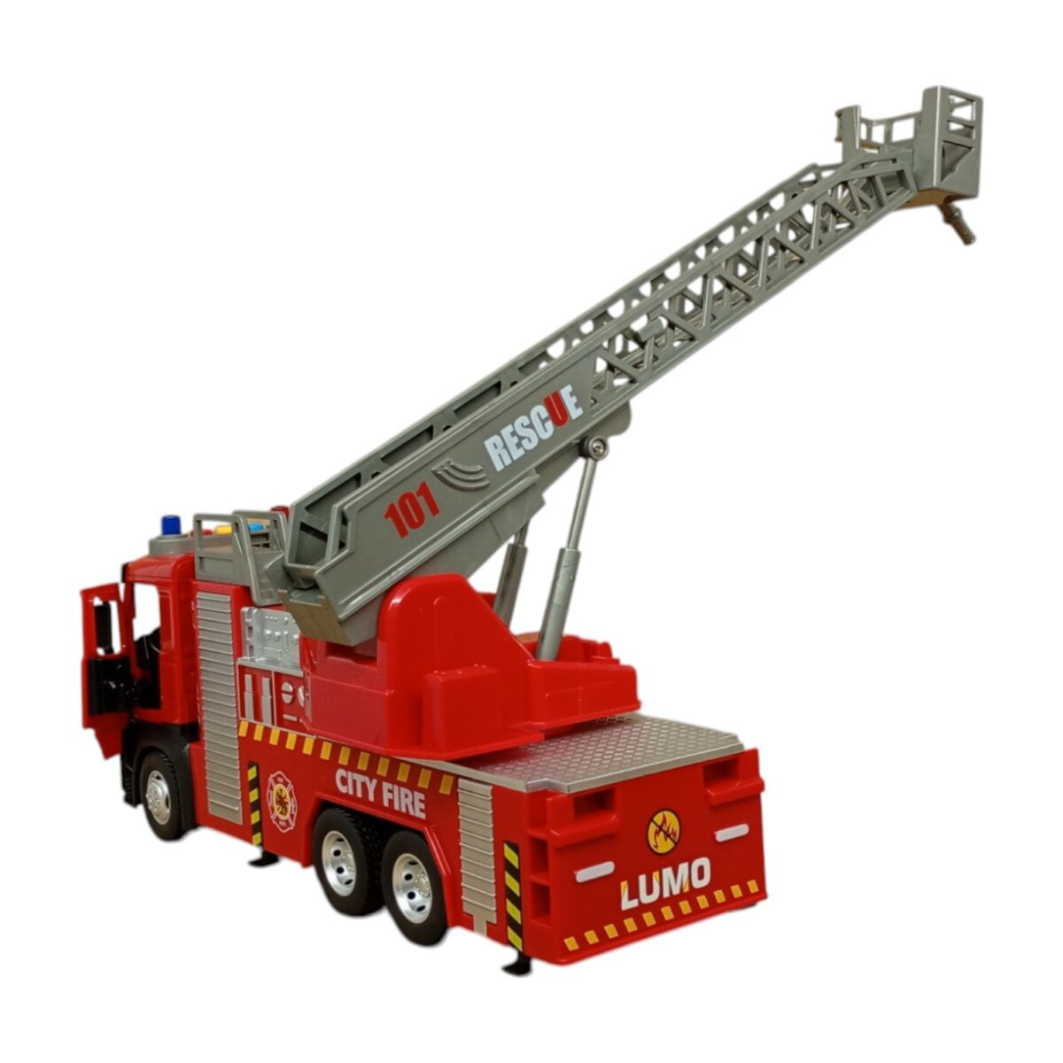 City Service Simulation Model Ladder Fire Truck17 City Service Simulation Model Ladder Fire Truck With Lights And Sound – Fun Toy For Kids Aged 3+ Years City Service Simulation Model Ladder Fire Truck With Lights And Sound – Fun Toy For Kids Aged 3+ Years Image 11
