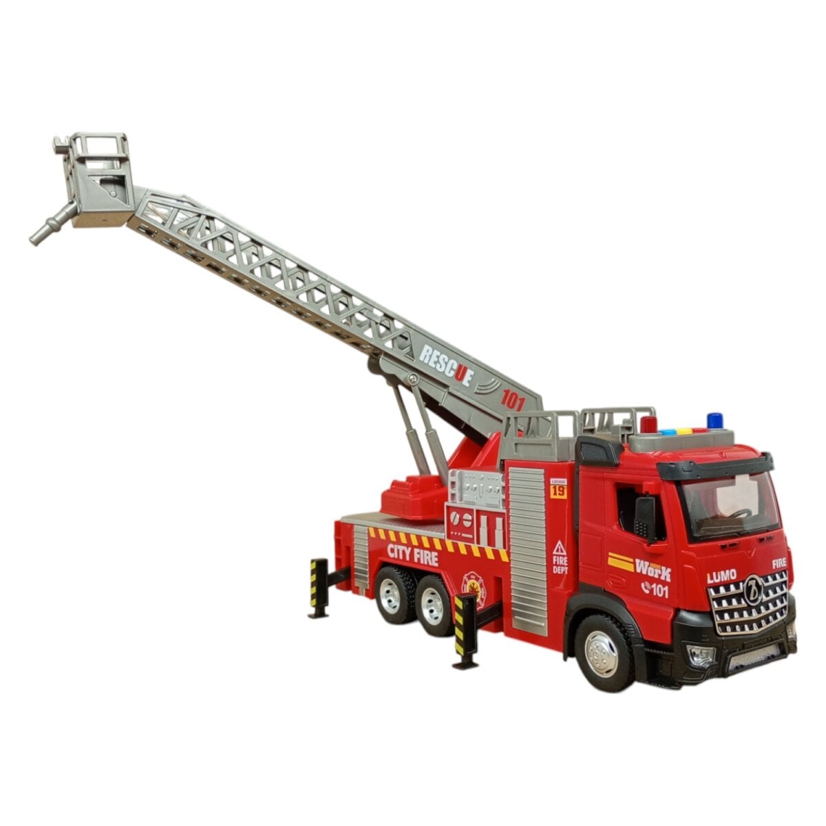 City Service Simulation Model Ladder Fire Truck21 1 City Service Simulation Model Ladder Fire Truck With Lights And Sound – Fun Toy For Kids Aged 3+ Years City Service Simulation Model Ladder Fire Truck With Lights And Sound – Fun Toy For Kids Aged 3+ Years Image 15