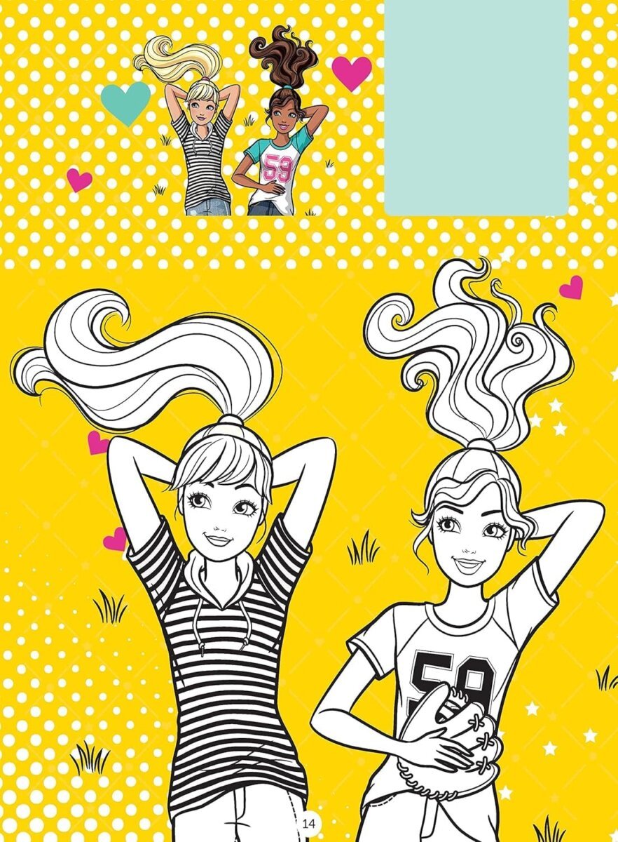 Buy Dreamland Barbie Copy Coloring Book A Drawing and