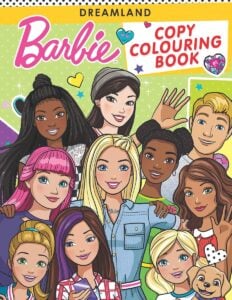 Dreamland Barbie Copy Coloring Book - 4 | A Drawing and Activity Book for Kids | 2+ Years.