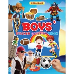 Dreamland Boys – Sticker Activity Book | Fun Sticker and Activity Book for Kids | 3+ Years