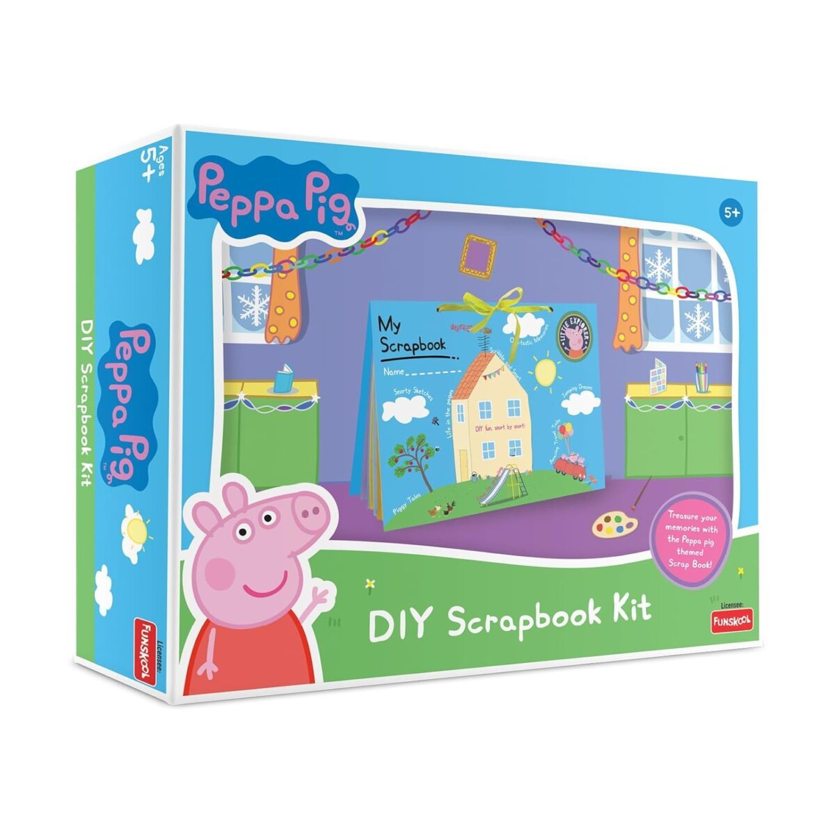 Buy Funskool Peppa Pig DIY Scrapbook Kit, Art and Craft Set Multicolor For  Kids Years for Online In India • Kheliya Toys